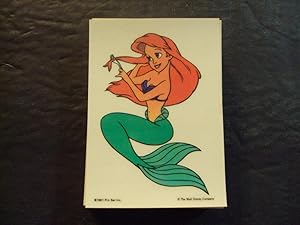 36 Assorted Little Mermaid Stand Up Cards And Stickers 1991 Pro Set