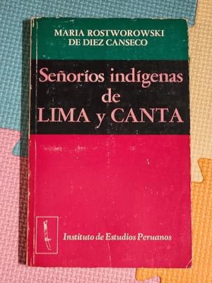 Senorios Indegenas De Lima Y Canta