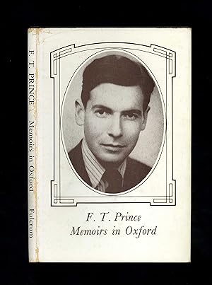 MEMOIRS IN OXFORD (First edition, inscribed copy)