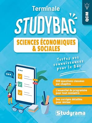 Sciences économiques et sociales - Terminale: Testez vos connaissances pour le Bac