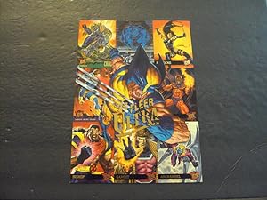 Fleer Ultra X-Men Card 1995 Dealer's Adverising Promo Sheet