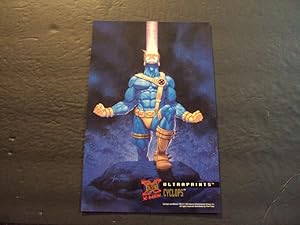 '95 Fleer Ultra Prints X-Men Cyclops 6.5" X 10"