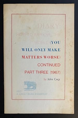 Diary : How to Improve the World (You Will Only Make It Worse) Continued Part Three (1967) (Great...