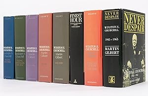 The complete eight-volume set of the official biography of Winston S. Churchill, 1874-1965
