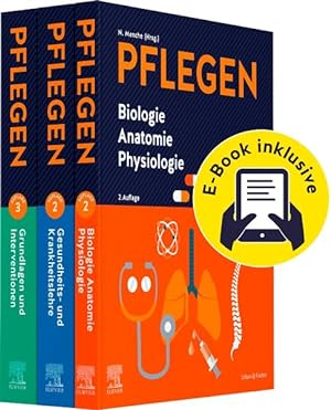 PFLEGEN Lernpaket 2.A. + E-Books Grundlagen - Anatomie - Krankheitslehre