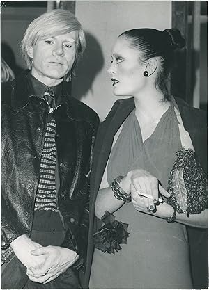 Trash (Original photograph of Andy Warhol and Jane Forth at the German premiere of the 1970 film)