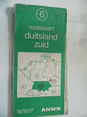Routekaart 6 DUITSLAND ZUID 1976/77