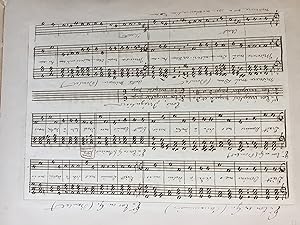 Manuscrit musical de musique religieuse carcassonnaise, XIXe siècle