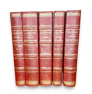 Traité théorique et pratique de l'art de bâtir. Sixième édition. 5 volumes.