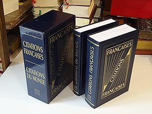 Dictionnaire De Citations Françaises + Dictionnaire De Citations Du Monde Entier