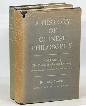 A History of Chinese Philosophy; Vol. 1: The Period of the Philosophers (From the Beginnings to C...