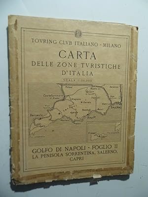 CARTA DELLE ZONE TURISTICHE D'ITALIA GOLFO DI NAPOLI - FOGLIO II