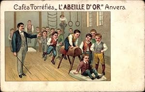 Litho Cafés Torrefies L'Abeille d'Or Antwerpen, Canal des Teinturiers