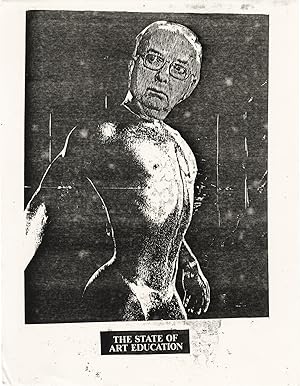 The State of Art Education (Original protest flyer featuring Jesse Helms, San Francisco, circa 1990)