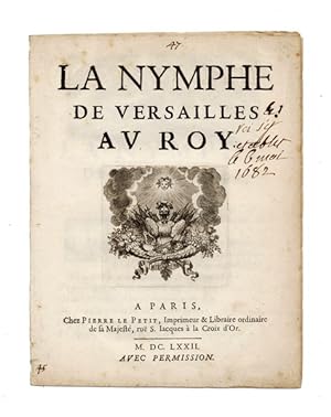 La Nymphe de Versailles au Roy
