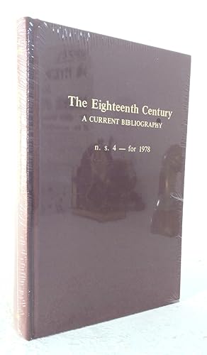 The Eighteenth Century: a current bibliography, N.S. No. 4, 1978
