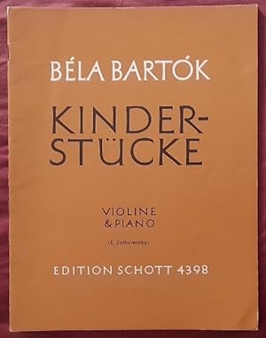 Kinderstücke für Violine und Klavier (Hg. v. Ede Zathureczky)