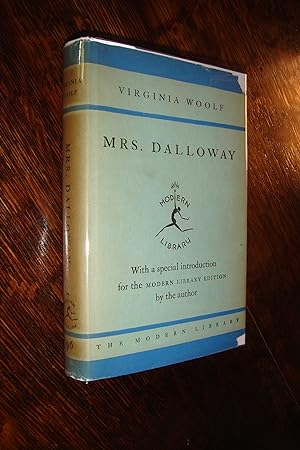 Mrs. Dalloway - Modern Library ML # 96.2 in rare blue DJ