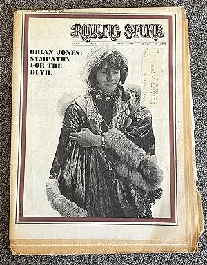 Rolling Stone Magazine No. 39: August 9, 1969. Brian Jones: Sympathy for the Devil