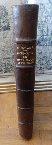 Dictionnaire des amateurs français au XVIIe siècle