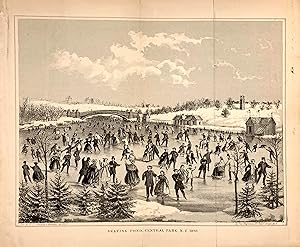 Skating Pond, Central Park, N.Y. 1861