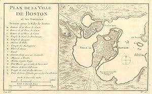 Plan de la ville de Boston et ses Environs [Map of the city of Boston and its environs]