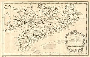 Plan de l'Accadie et Païs Voisins [Map of Acadia and neighbouring country]