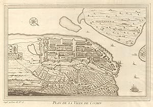Plan de la Ville de Cochin [Map of the City of Kochi]