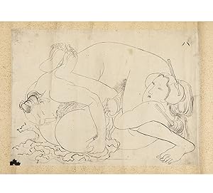 Scroll on paper, with 12 black & white brush images, each measuring 272 x 375 mm