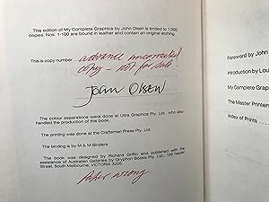 John Olsen: My Complete Graphics 1957-1979 [Signed]