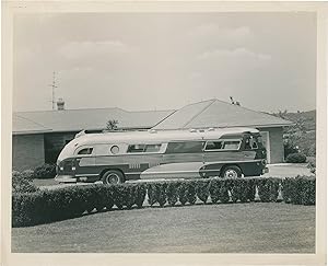 Archive of 22 original photographs of the Flxible [Flexible] "Land Cruiser" motorhome, circa 1954