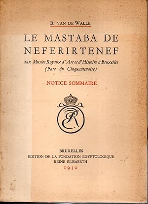 Le mastaba de Neferirtenef aux Musée Royaux d'Art et d'Histoire à Bruxelles (Parc du cinquantenai...