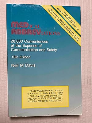 Medical Abbreviations: 28,000 Conveniences at the Expense of Communication and Safety (Davis Medi...
