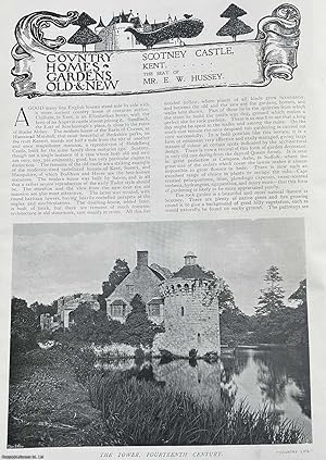 Scotney Castle, Kent. The Seat of Mr. E.W. Hussey. Several pictures and accompanying text, remove...