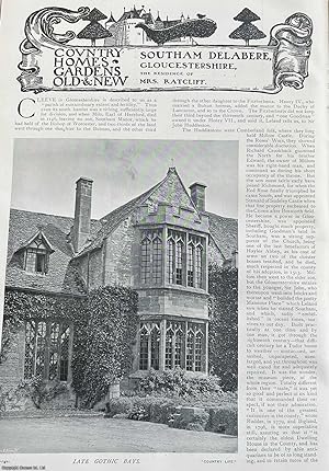 Southam Delabere, Gloucestershire. The Residence of Mrs. Ratcliff. Several pictures and accompany...