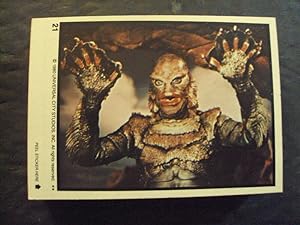 44 Universal Studios Monster Hall Of Fame Cards/Stickers 1980/1988