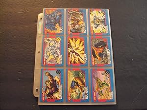 Complete 100 Card Set X-Men Series 1 Cards 1992 Impel