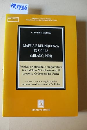 Maffia e e delinquenza in Sicilia