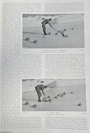 Curling : a national game. Several pictures and accompanying text, removed from an original issue...
