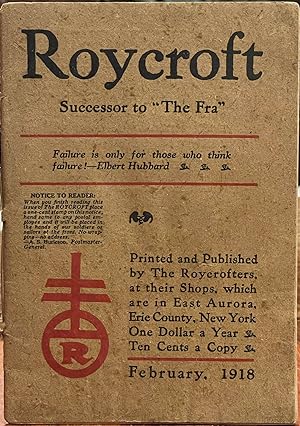 Roycroft: February, 1918
