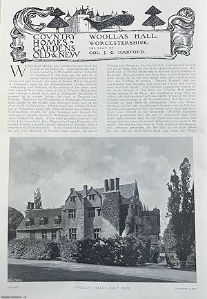 Woollas Hall, Worcestershire. The Seat of Colonel J.C. Hanford. Several pictures and accompanying...