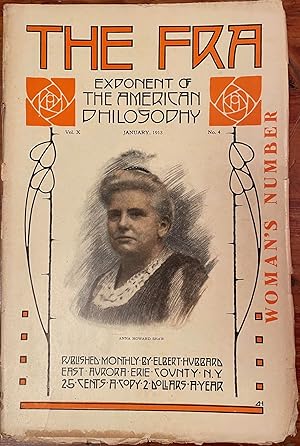 The Fra: January, 1913; Exponent of the American Philosophy; Vol. X, No. 4