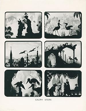 Collection of eight original contact sheets from eight Lotte Reiniger films