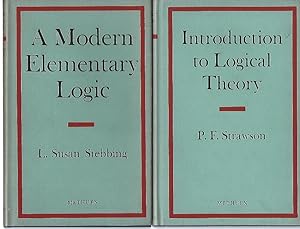 Introduction to Logical Theory. A Modern Elementary Logic. (Two volumes)