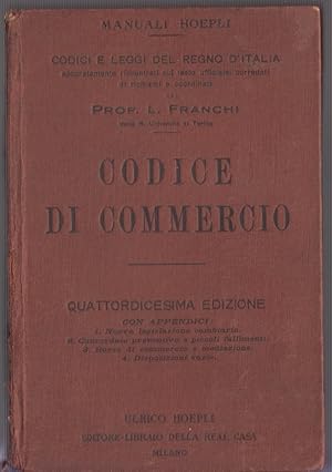 Codice di commercio. Quattordicesima edizione