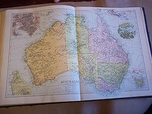 Bacon's Library Atlas of the British Isles containing 124 Double-Page Maps and Plans. Colonial Su...