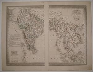 Carte Generale des Indes en-deca et au-dela du Gange, Comprenant l'Hindhoustan ou ancien Empire M...