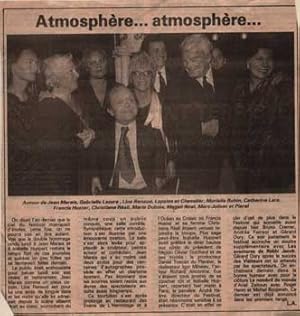 Atmosphère. atmosphère, [1985]