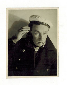 Portrait of the Russian actor Erast Garin (1902-1980) as a sailor. First edition of the photograph.