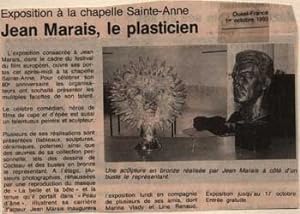 Jean Marais, le plasticien, 1993